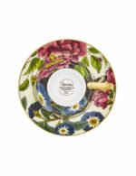 Spode Creatures Of Curiosity Tabaklı Çay Fincanı-Siyah&Krem - Görsel 2