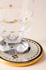 Anthropologie  Bistro Tile Harf Bardak Altlığı - Görsel 4