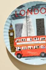 Anthropologie Rifle Paper Co Tabak/Londra-21cm - Görsel 2