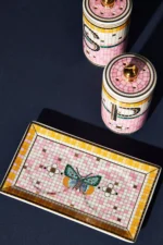 Anthropologie Garden Tile Butterfly Tuzluk Biberlik Set - Görsel 2