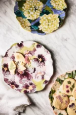 Anthropologie Livia Violet Tabak-21 cm - Görsel 2