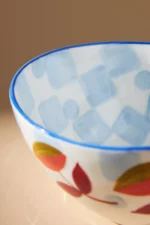Anthropologie  Tivoli Bowl - Kırmızı/Mavi - Görsel 2