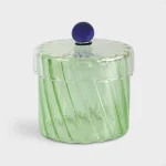 Klevering Amsterdam Spiral Yeşil Kavanoz-Ø 11 cm