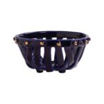 Klevering Amsterdam Seramik Sepet/Gold-Mavi