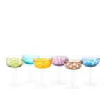 Pols Potten 'Cuttings Coupe' 6'lı Kadeh Set - Görsel 4