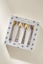 Anthropologie Bistro Tile 4'lü Çay Kaşığı Set - Görsel 2