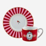 Pip Studio Love Birds Kırmızı Porselen Kahve Fincanı 125 ml - Görsel 4