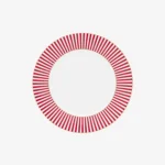 Pip Studio Royal Stripes Pembe Porselen Pasta Tabağı 17 Cm