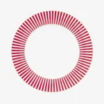 Pip Studio Royal Stripes Pembe Porselen Yemek Tabağı 26,5 Cm